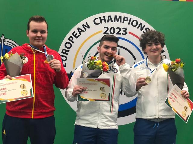 Europei Tallinn: Mastrovalerio raddoppia, campione europeo nella pistola 10 metri