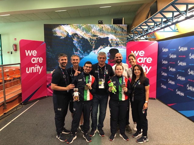 European Games: bronzo nella mixed team di carabina e nella pistola ad aria compressa