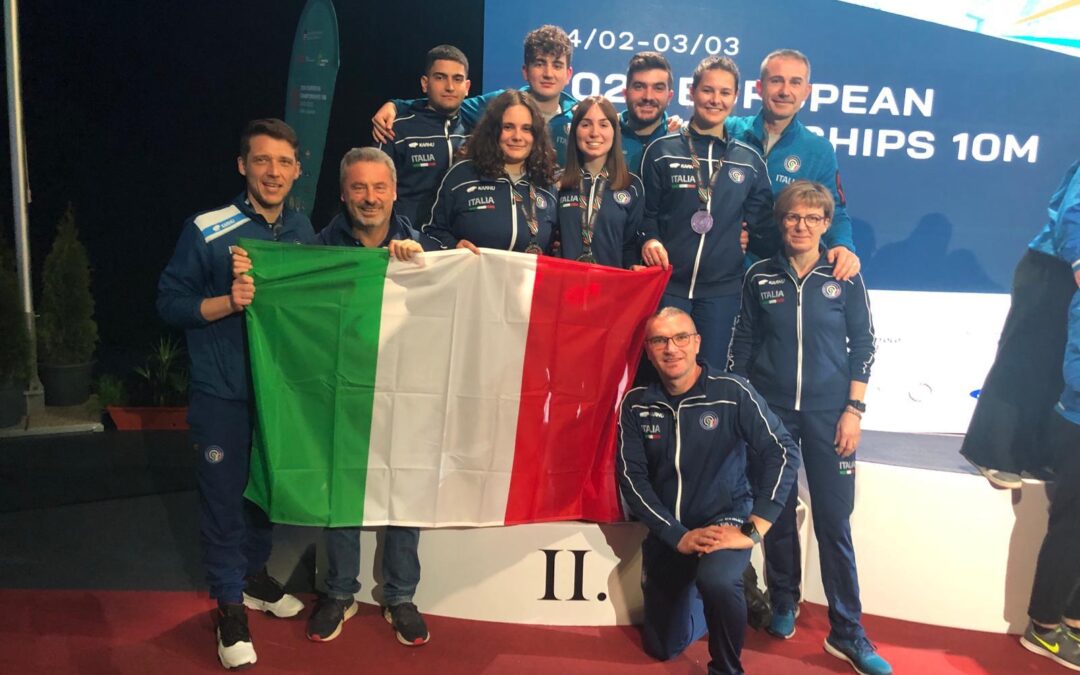 Seconda medaglia agli Europei: argento nella pistola femminile jrs