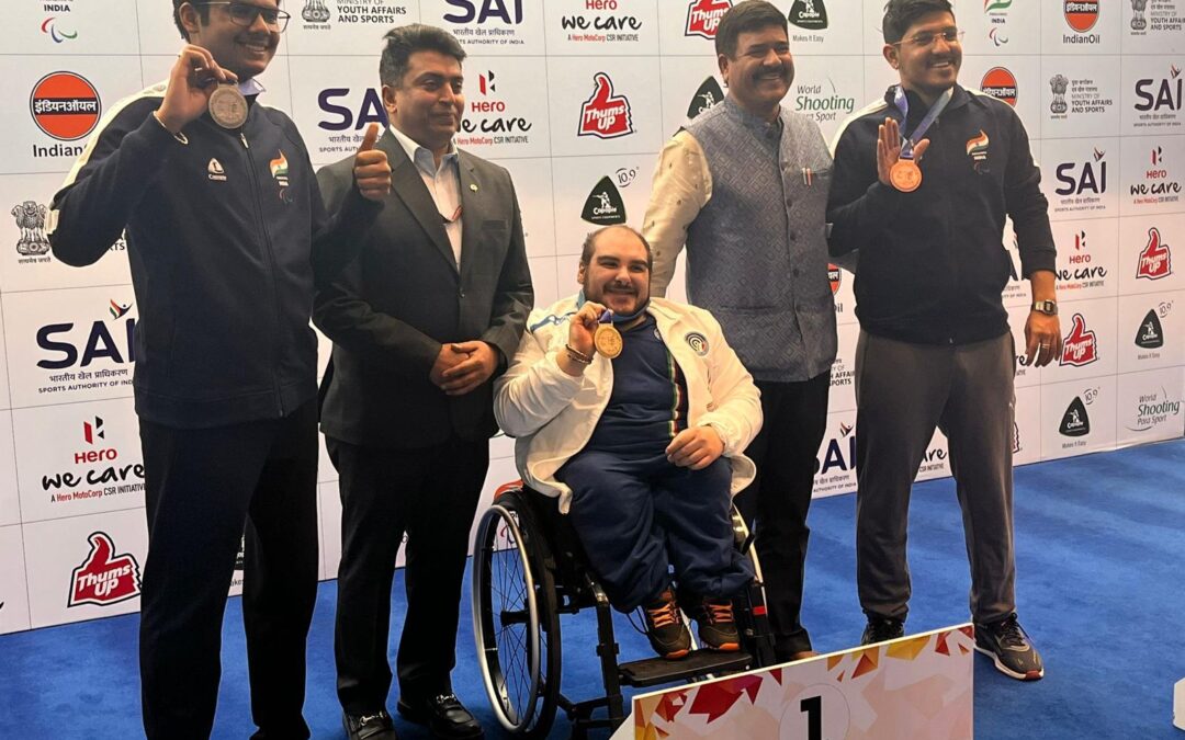 Franceschetti vince nella pistola libera a Nuova Delhi