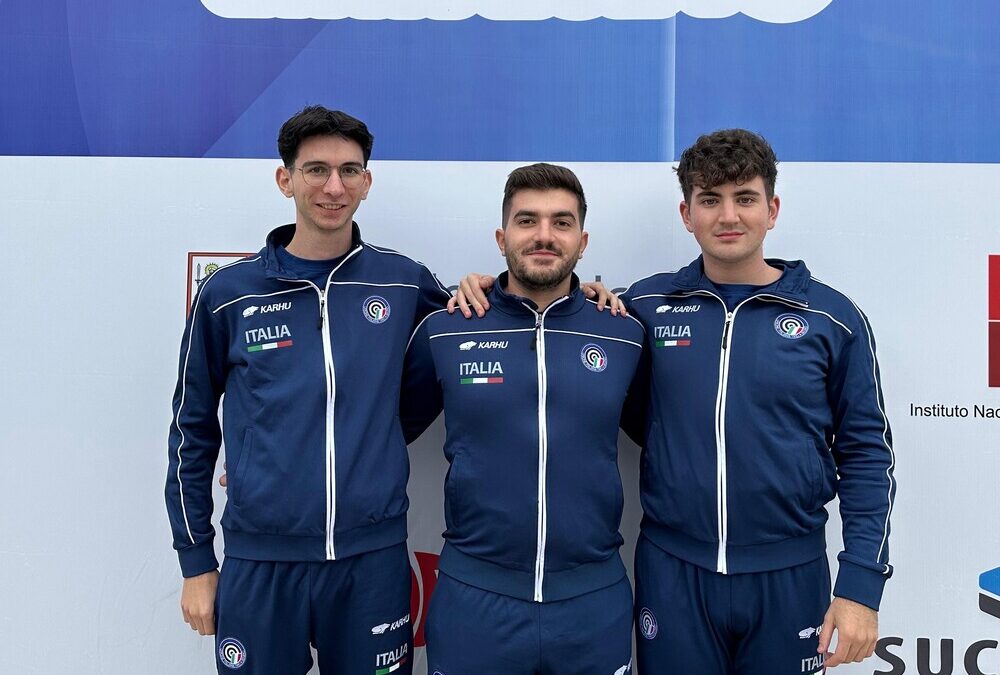 Mastrovalerio, Arrighi, Villani: primo bronzo a Lima