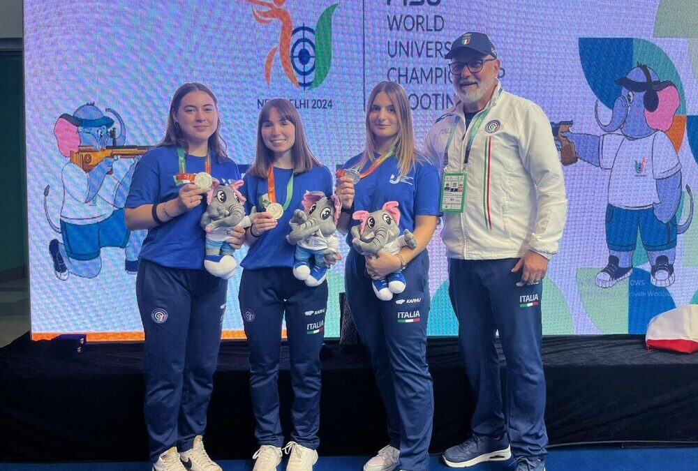 Italia, argento e record di pistola ai Mondiali Universitari