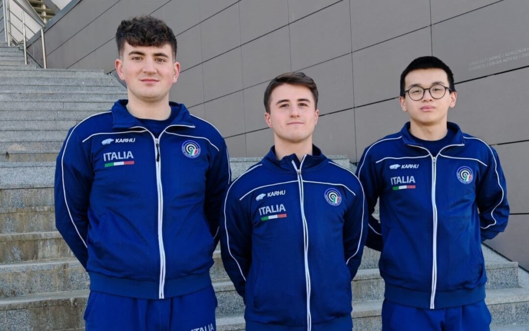 Europei jr. subito azzurri: oro al team di pistola!