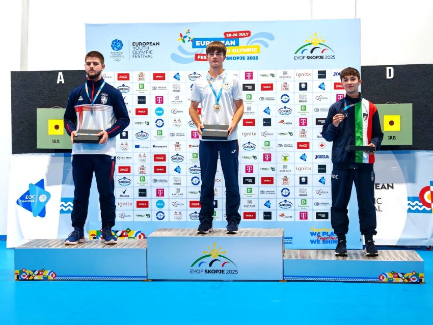 Ancora un bronzo per Quarta all’European Olympic Festival