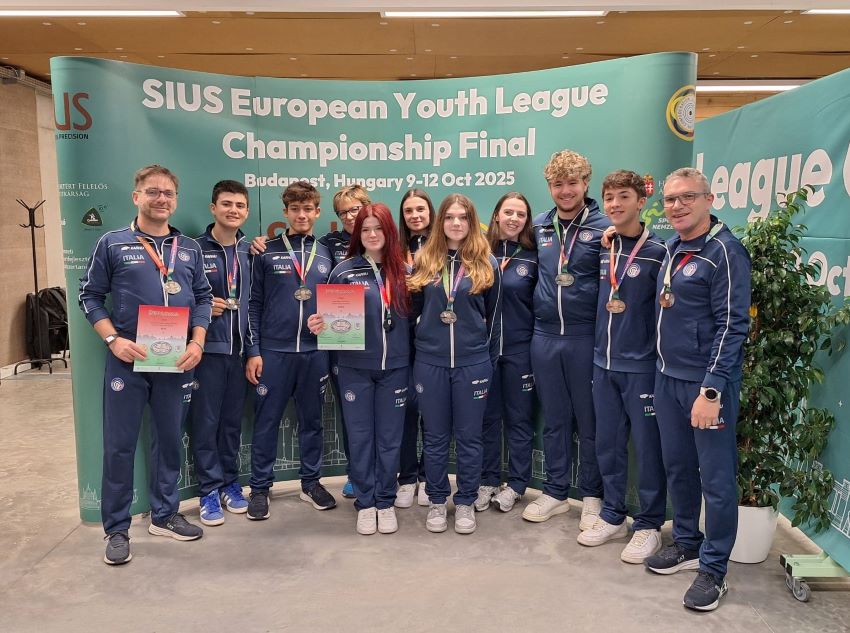 Due splendidi argenti per l’Italia alla Finale della European Youth League a Budapest
