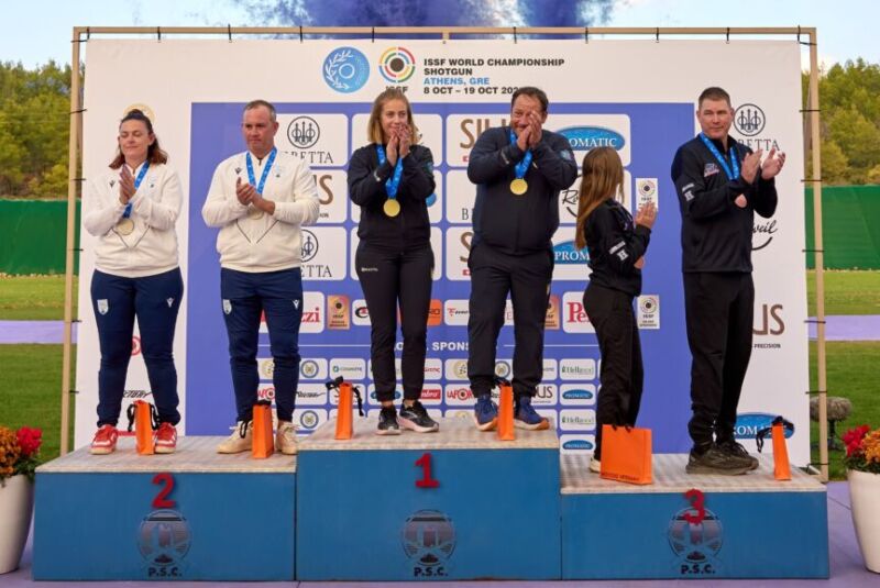 Italia d’oro nel Mixed Team con Massimo Fabbrizi e Alessia Iezzi